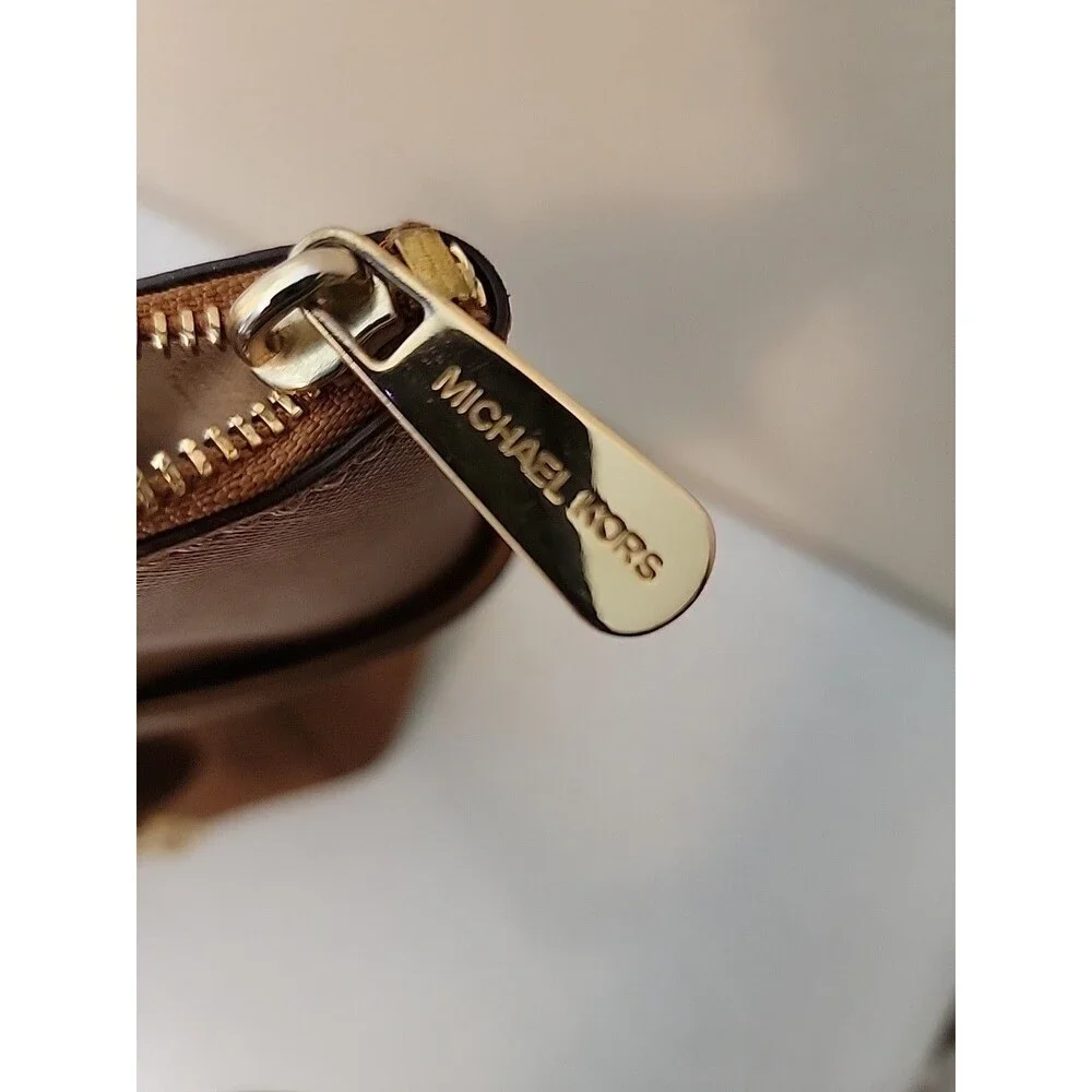 Michael Kors Tote Bag Jet Set Saffiano Leather Luggage Brown